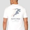 MTX Run Vital Cotton T-Shirt - White -Montirex MTX RUN VITAL COTTON TEE WHITE close back