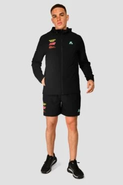 MTX Run Vital Short - Black -Montirex MTX RUN VITAL SHORT BLACK full front