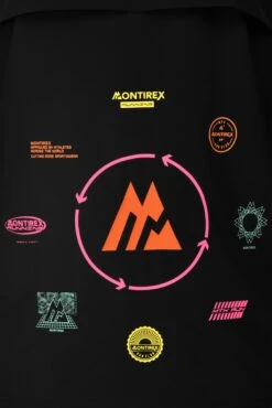 MTX Run Vital Windbreaker - Black -Montirex MTX RUN VITAL WINDBREAKER BLACK back detail