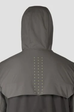 MTX Run Vital Windbreaker - Cement Grey/Jet Grey -Montirex MTX RUN VITAL WINDBREAKER JET GREY backdetail