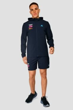 MTX Run Vital Windbreaker - Midnight Blue -Montirex MTX RUN VITAL WINDBREAKER MIDNIGHT BLUE front