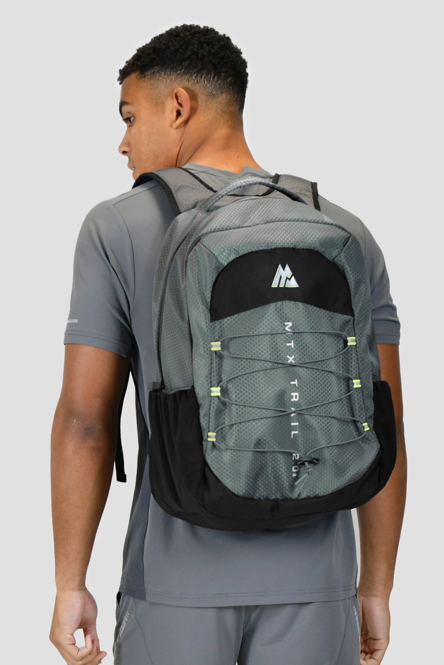 MTX Trail 2.0 32L Backpack - Black/Cement Grey/Electric Lime 4 MTX Trail 2.0 32L Backpack - Black/Cement Grey/Electric Lime - Image 2