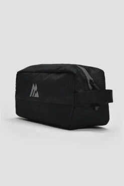MTX Wash Bag - Black/Cement Grey -Montirex MTX WASH BAG BLACK CEMENT GREY side