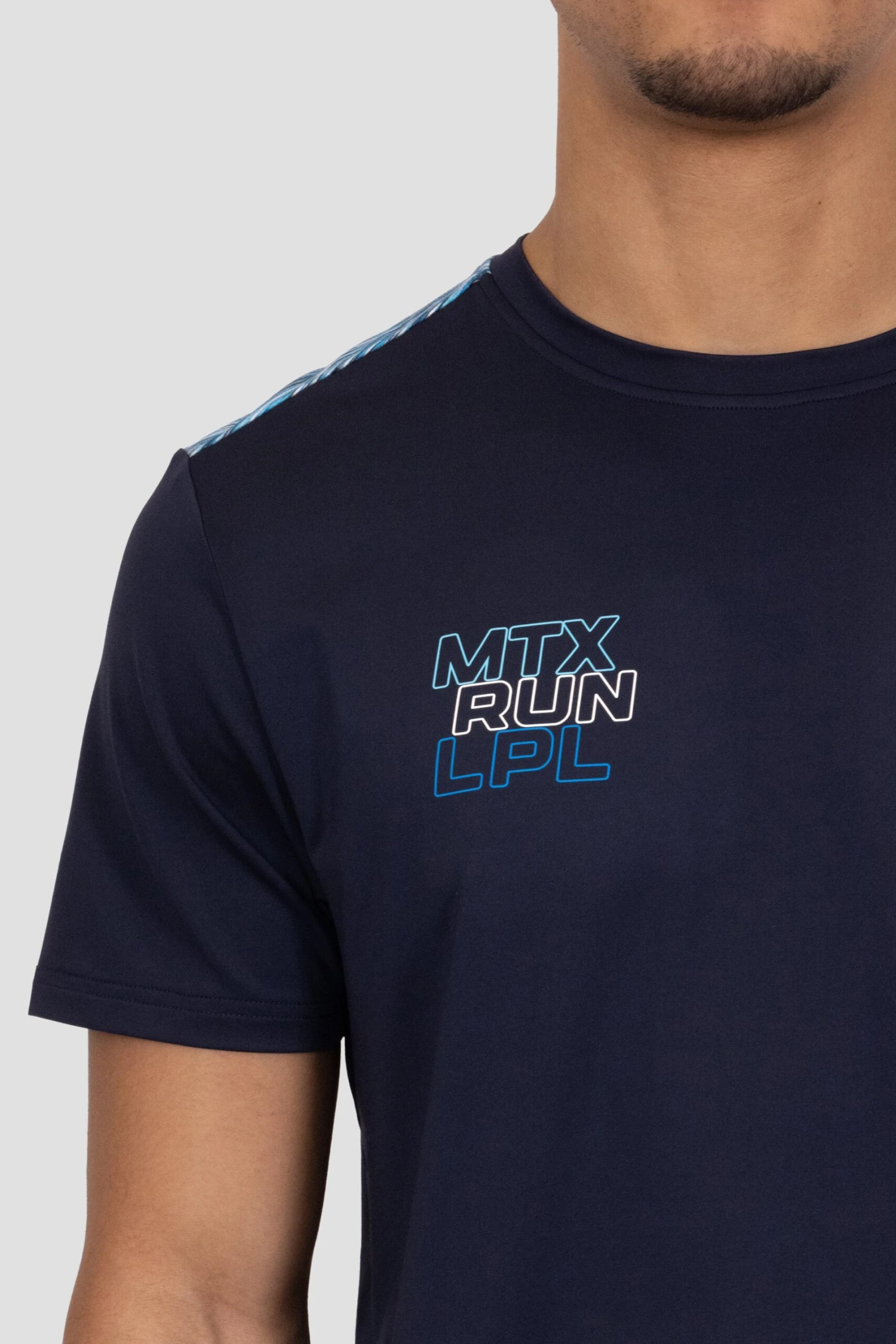 MTX Run City Liverpool T-Shirt - Blue/Black/White 8 MTX Run City Liverpool T-Shirt - Blue/Black/White - Image 6