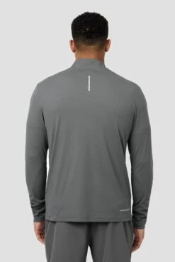 Peak Gridded Polartec® 1/4 Zip - Cement Grey 11 Peak Gridded Polartec® 1/4 Zip - Cement Grey -Montirex PEAK GRIDDED 1 4 ZIP GREY 2