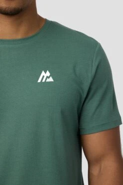 Peak Gridded Polartec® T-Shirt - Dolphin 13 Peak Gridded Polartec® T-Shirt - Dolphin -Montirex PEAK GRIDDED T SHIRT SILVER PINE LOGO