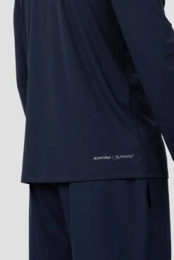 Peak Gridded Polartec® 1/4 Zip - Midnight Blue -Montirex PEAKGRIDDED 1 4 ZIP BLACKIRIS 6