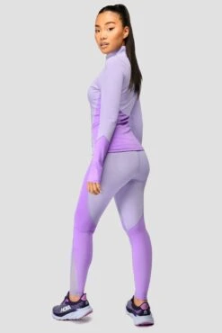 Power Panelled Legging - Periwinkle/Plum -Montirex POWERPANELLED1 4ZIP Periwinkle Plum back d4b17474 ee2f 4fc5 a4e3 6e6534dd198a