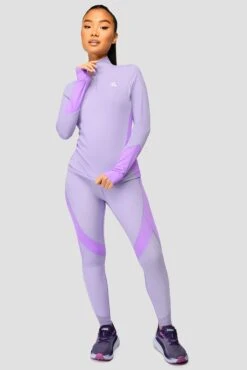 Power Panelled Legging - Periwinkle/Plum -Montirex POWERPANELLED1 4ZIP Periwinkle Plum front 1b243d87 825b 429f b47e 2ed4ac6d4e1a