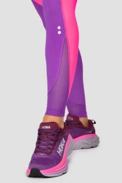 Power Panelled Legging - Electric Purple/Pink 10 Power Panelled Legging - Electric Purple/Pink -Montirex POWERPANELLEDLEGGING ElectricPurple Pink detail