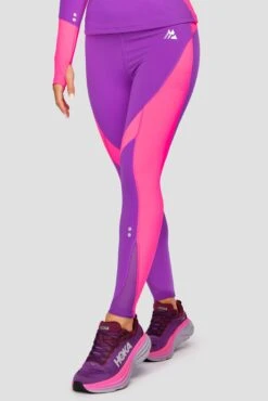 Power Panelled Legging - Electric Purple/Pink 13 Power Panelled Legging - Electric Purple/Pink -Montirex POWERPANELLEDLEGGING ElectricPurple Pink side