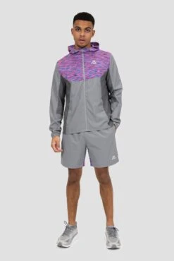 Trail Windbreaker - Grey/Pink/Blue -Montirex PWf4ypEfAoXZVSYpDfvcRlsjKc1dy7czwarImKMb3uQ