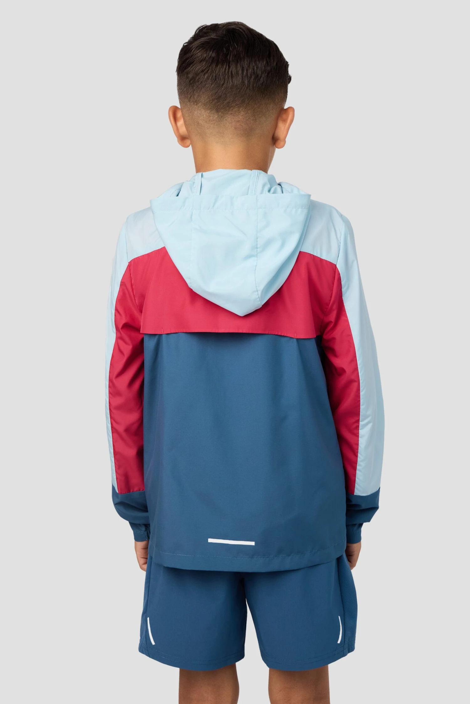 Boys Delta Windbreaker - Dawn/Pomegranate/Naval 4 Boys Delta Windbreaker - Dawn/Pomegranate/Naval - Image 2
