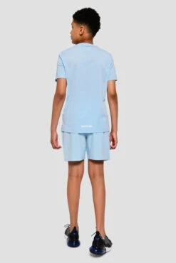 Junior Rush Running Short - Argentinian Blue -Montirex RUSH RUNNING SHORT ARGENTINIAN BLUE ful back