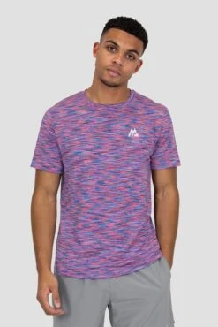 Trail T-Shirt - Pink/Blue