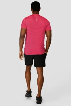 Speed Seamless T-Shirt - Hibiscus/Neon Pink 11 Speed Seamless T-Shirt - Hibiscus/Neon Pink -Montirex SPEED SEAMLESS HIBISCUS NEON PINK back