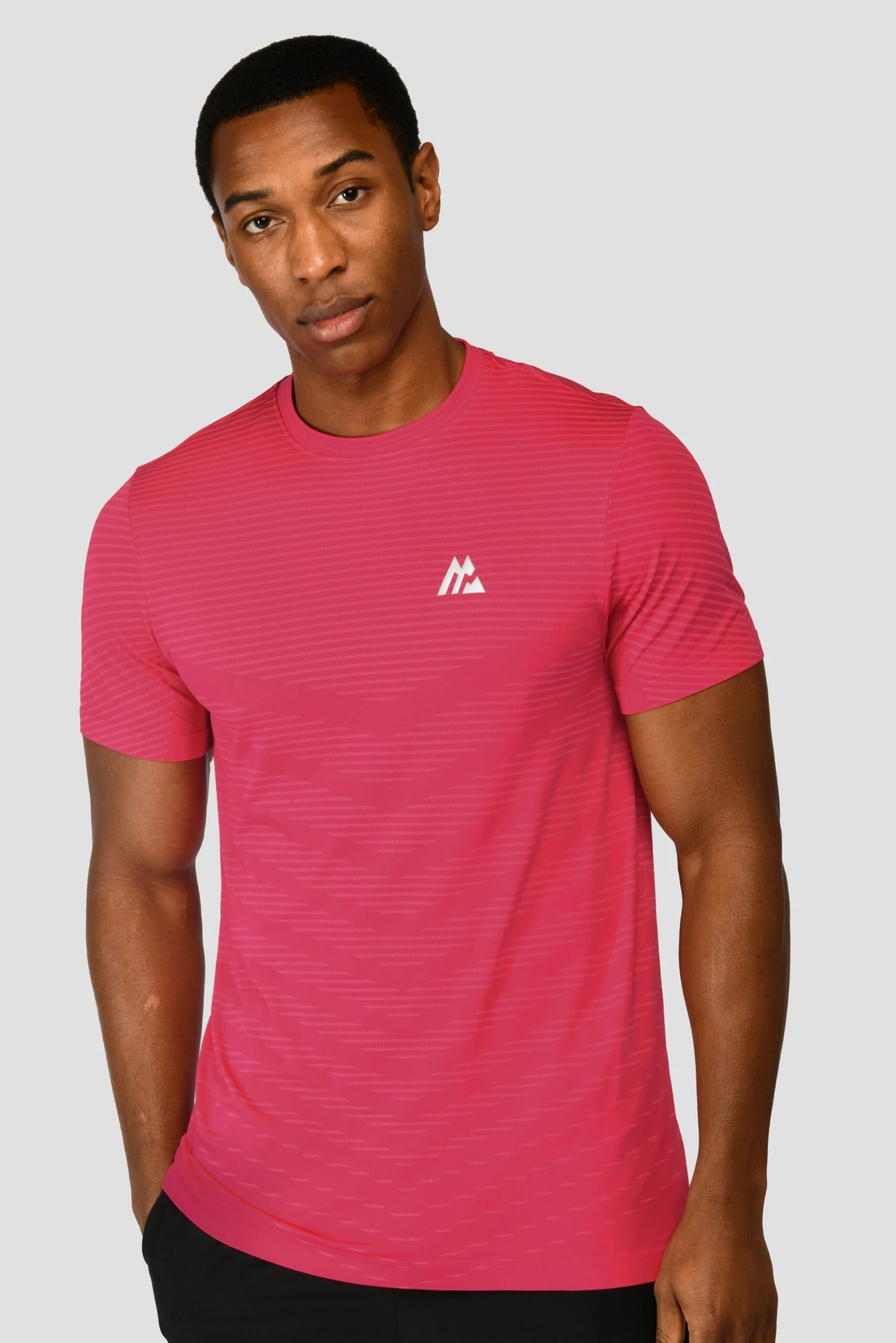 Speed Seamless T-Shirt - Hibiscus/Neon Pink 3 Speed Seamless T-Shirt - Hibiscus/Neon Pink