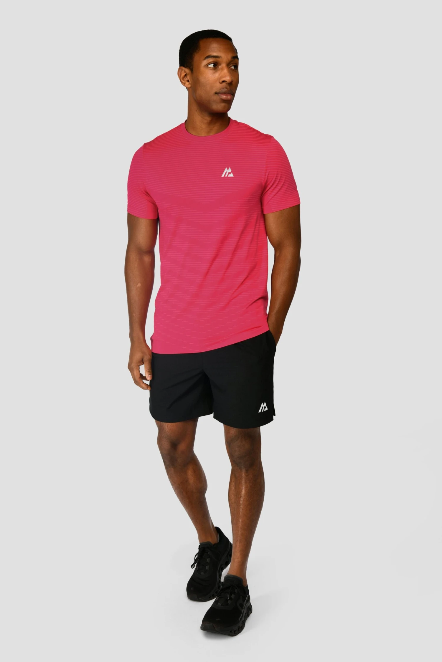 Speed Seamless T-Shirt - Hibiscus/Neon Pink 5 Speed Seamless T-Shirt - Hibiscus/Neon Pink - Image 3