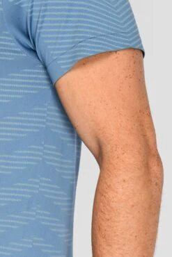 Speed Seamless T-Shirt - Steel Blue/Moonstone -Montirex SPEED SEAMLESS STEEL BLUE MOONSTONE seamless detail