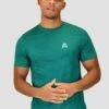 Speed Seamless T-Shirt - Deep Sea/Mountain Meadow -Montirex SPEED SEAMLESS TEE DEEP SEA MOUNTAIN MEADOW close front