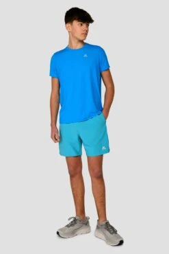 Junior Speed T-Shirt - Maya Blue -Montirex SPEED TEE MAYA BLUE front