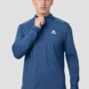 Strike 1/4 Zip - Naval/Dawn 2 Strike 1/4 Zip - Naval/Dawn -Montirex STRIKER 1 4 ZIP ENSIGN BLUE CLOSE FRONT