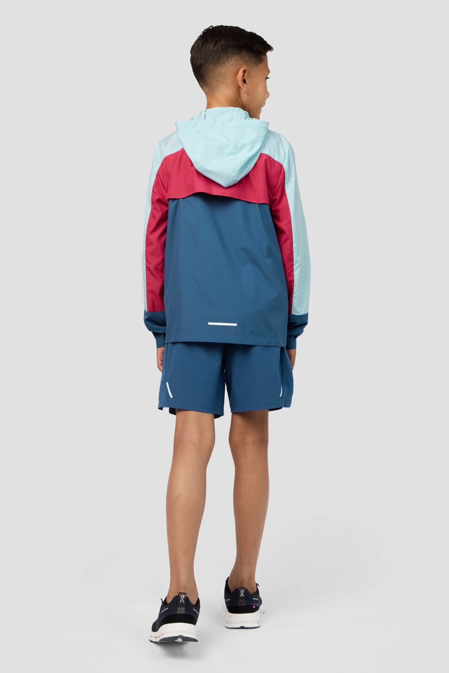Boys Delta Windbreaker - Dawn/Pomegranate/Naval 6 Boys Delta Windbreaker - Dawn/Pomegranate/Naval - Image 4
