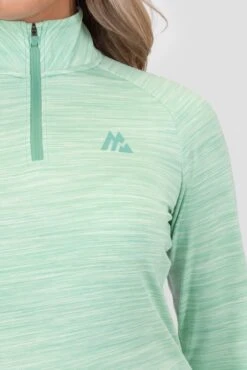 Women's Trail 1/4 Zip - Sage Green -Montirex T0FE4PeUpfdfi71bBfx4cYaCXlUMBjMORXgnqVUXwjI