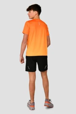Junior Track Fade T-Shirt - Fiery Orange/Ember -Montirex TRACK FADE TEE FIERY ORANGE EMBER back