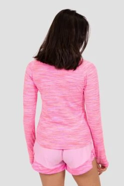 Women's Trail 1/4 Zip - Pink/Lilac 10 Women's Trail 1/4 Zip - Pink/Lilac -Montirex TRAIL 1 4 ZIP PINK 2