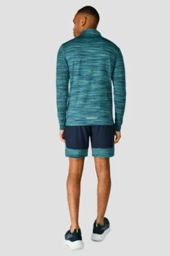 Trail 2.0 1/4 Zip - Navy/Turquoise -Montirex TRAIL 2.0 1 4 ZIP AERO BLUE DEEP SEA MARINE BLUE MIDNIGHT BLUE back