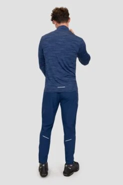 Trail 1/4 Zip - Navy Multi -Montirex TRAIL 2.0 1 4 ZIP ESTATE BLUE SET SAIL TRUE NAVY full back