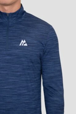 Trail 1/4 Zip - Navy Multi -Montirex TRAIL 2.0 1 4 ZIP ESTATE BLUE SET SAIL TRUE NAVY logo