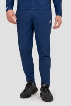 Trail Panel Running Pant - Navy Multi -Montirex TRAIL 2.0 PANT ESTATE BLUE SET SAIL TRUE NAVY close front