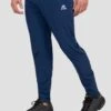 Trail Panel Running Pant - Navy Multi -Montirex TRAIL 2.0 PANT ESTATE BLUE SET SAIL TRUE NAVY close side logo