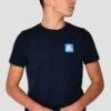 Junior Trail Box T-Shirt - Midnight Blue -Montirex TRAIL BOX TEE MIDNIGHT BLUE close FRONT