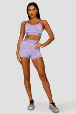 Trail Icon Bra Top - Lilac Multi -Montirex TRAIL ICON BRA TOP LILAC BLOOM MAGNOLIA PEARLY HEATHER AMETHYST front