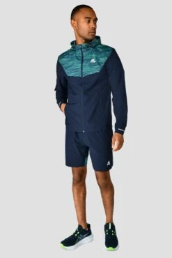 Trail Panel 2.0 Short - Navy/Turquoise 12 Trail Panel 2.0 Short - Navy/Turquoise -Montirex TRAIL PANEL 2.0 SHORT MIDNIGHT BLUE AERO BLUE DEEP SEA full front