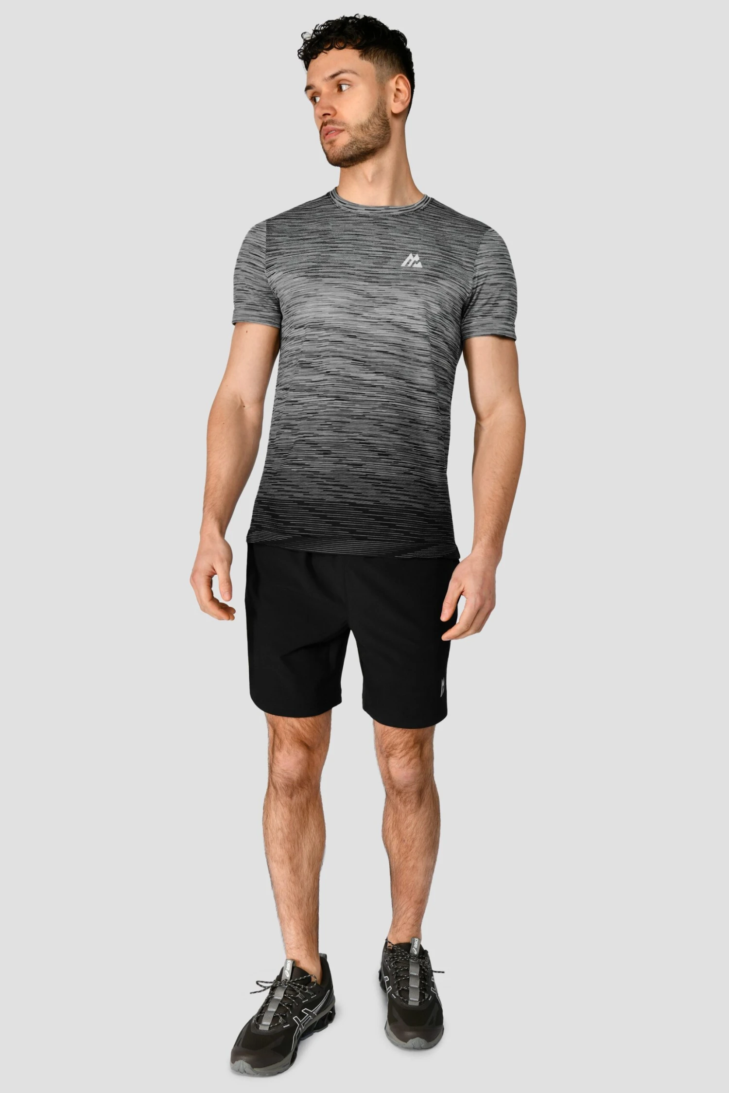 Trail Seamless T-Shirt - Black/Grey Multi 5 Trail Seamless T-Shirt - Black/Grey Multi - Image 3