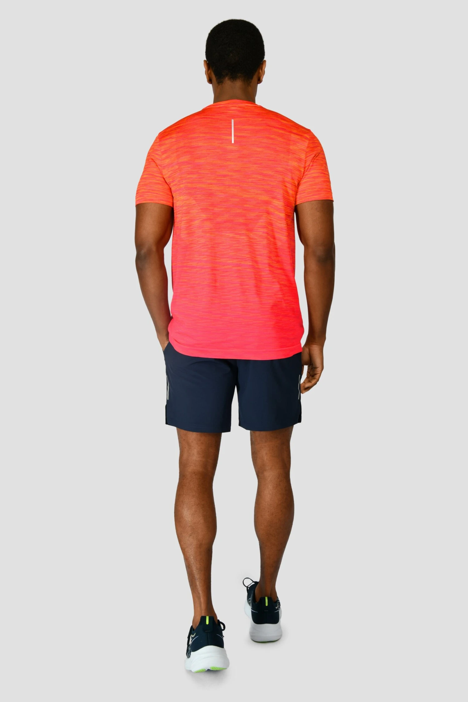 Trail Seamless T-Shirt - Fiery Orange/Hot Pink/Hibiscus 6 Trail Seamless T-Shirt - Fiery Orange/Hot Pink/Hibiscus - Image 4