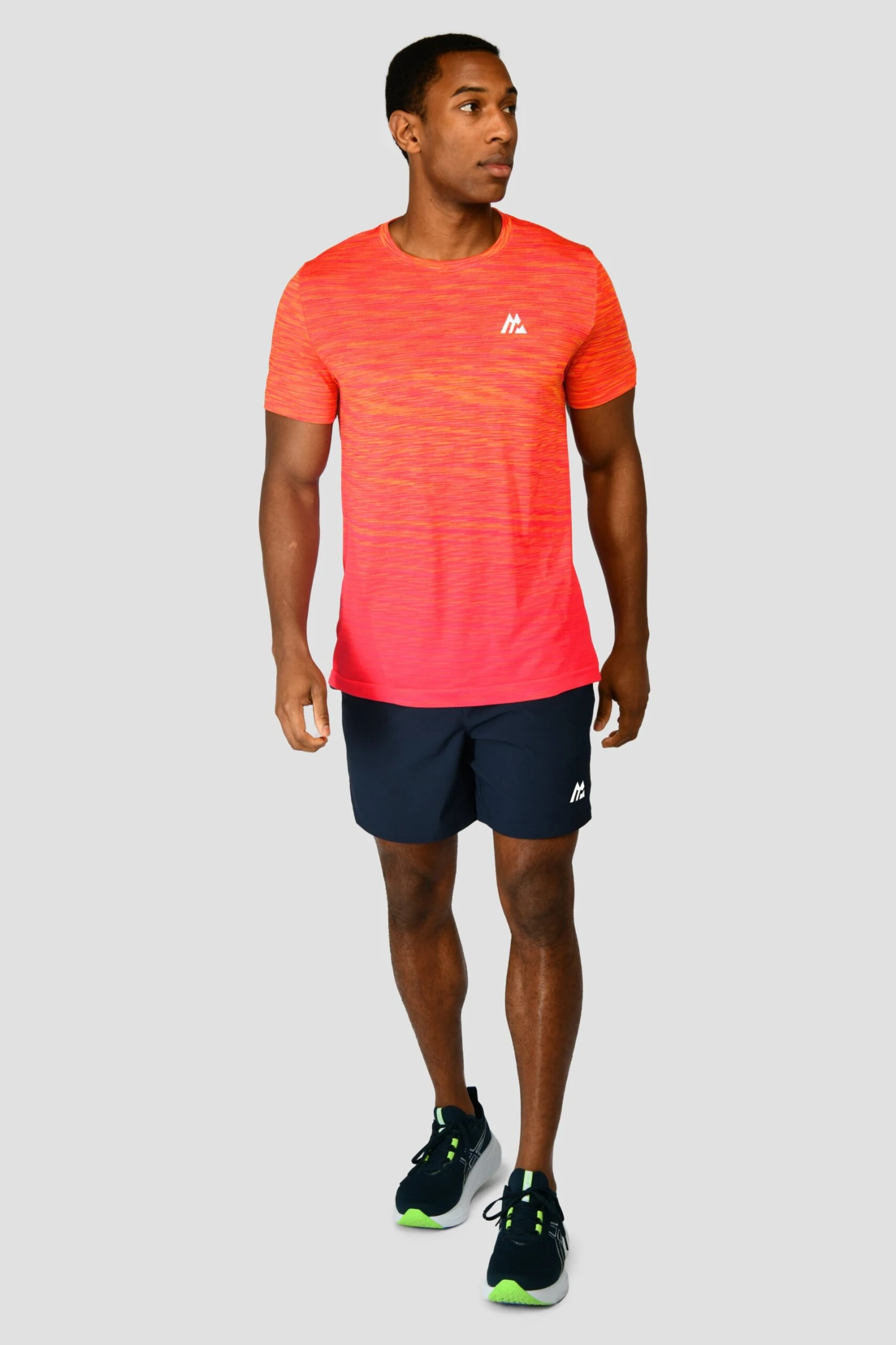 Trail Seamless T-Shirt - Fiery Orange/Hot Pink/Hibiscus 5 Trail Seamless T-Shirt - Fiery Orange/Hot Pink/Hibiscus - Image 3