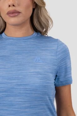 Women's Trail T-Shirt - Blue/Multi -Montirex TRAIL T SHIRT AZURE BLUE 5