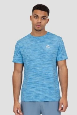 Trail T-Shirt - Neon Blue Multi