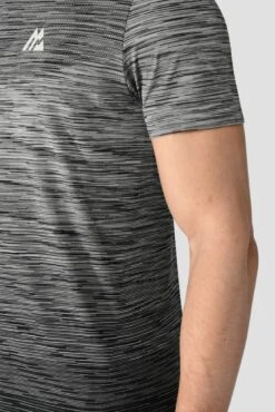 Trail Seamless T-Shirt - Black/Grey Multi 13 Trail Seamless T-Shirt - Black/Grey Multi -Montirex TRAILSEAMLESSTEE BLACK WHITE CEMENTGREYclose2 1