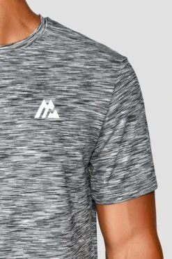 Trail 2.0 T-Shirt - Black/Grey Multi -Montirex Trail2.0T Shirt MONUMENT CASTLEROCK BLACK WHITE close