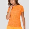 Women's Trail T-Shirt - Tangerine/White -Montirex UJggMn7AYozVpHMMCLXS hQAcQvsuFF0TDm4 4weXQw