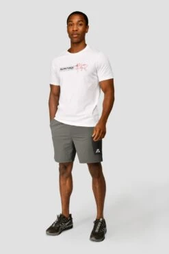 Ultra Woven Short - Cement Grey/Jet Grey -Montirex ULTRA WOVENSHORT CEMENT GREY JET GREY front 1