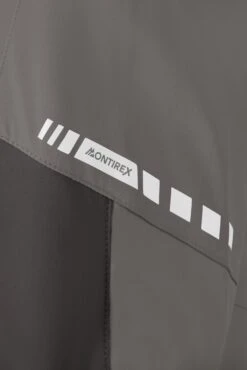 Vector Woven Pant - Cement Grey/Jet Grey -Montirex VECTOR WOVEN PANT CEMENT GREY JET GREY branding detail