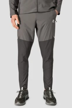 Vector Woven Pant - Cement Grey/Jet Grey -Montirex VECTOR WOVEN PANT CEMENT GREY JET GREY close front