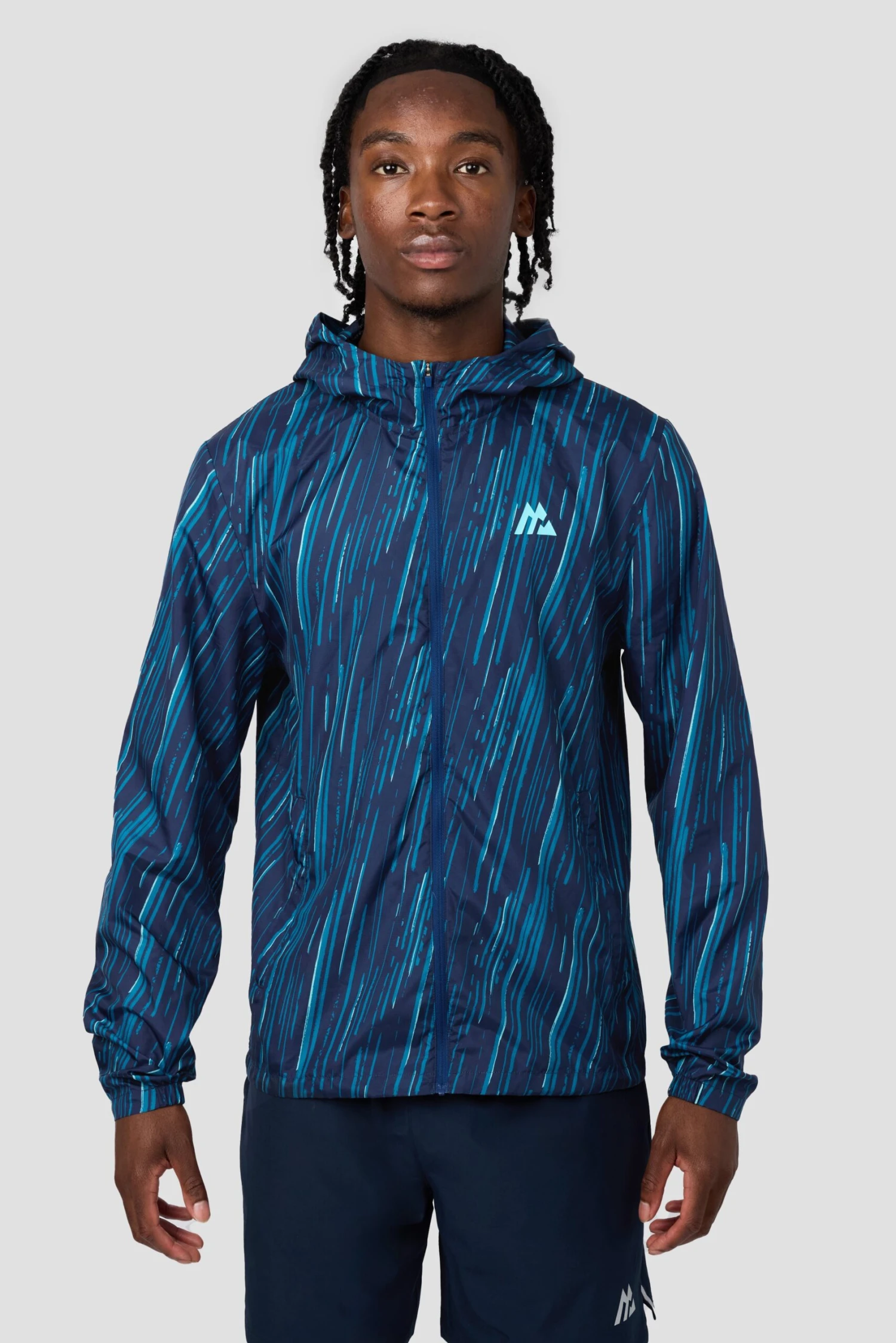 Vigour Print Windbreaker - Midnight Blue/Atlantic 3 Vigour Print Windbreaker - Midnight Blue/Atlantic